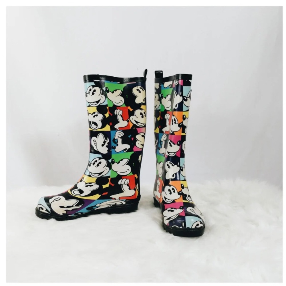 Mickey Mouse Rain Boots size 7